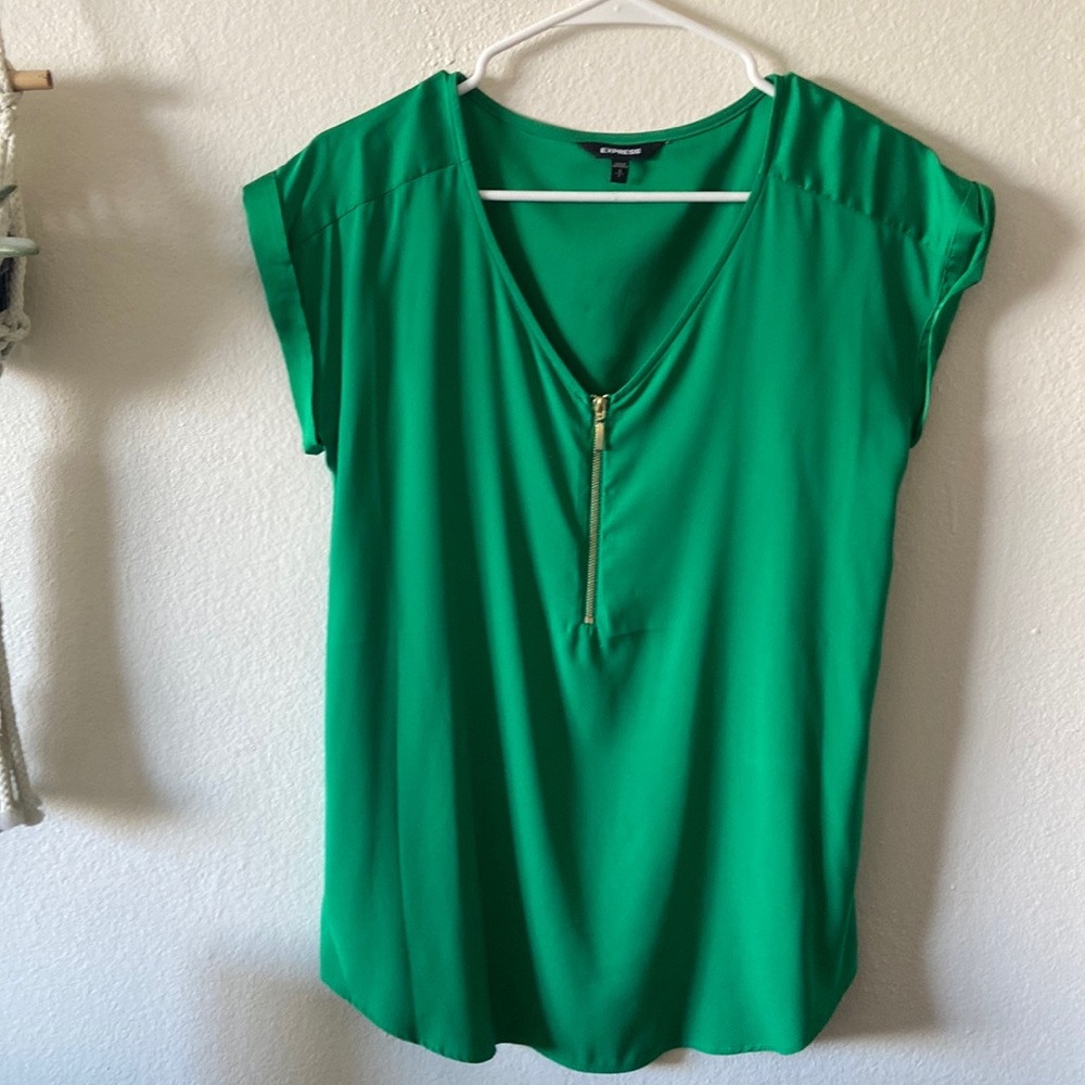 Express Green Shirt